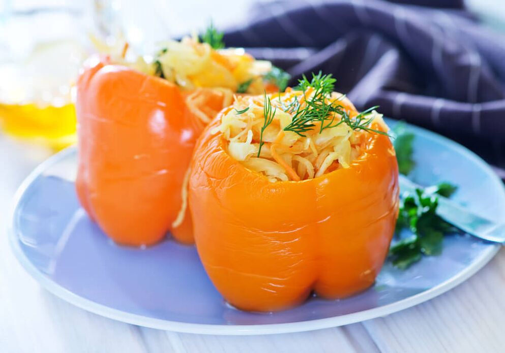 stuffed peppers for a 6 petal diet
