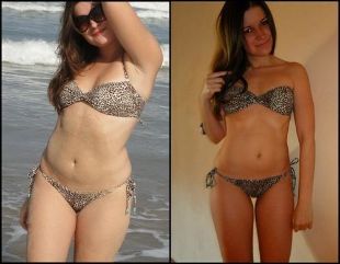 Girl before and after diet Favorite
